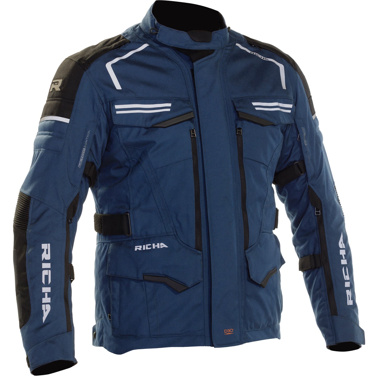 Richa Touareg 2 Textile Jacket - Navy Blue by Richa - clearance motorcycle jacket