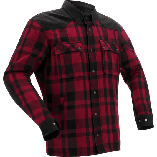 Richa Wisconsin Waterproof Textile Jacket - Black / Burgundy by Richa - clearance motorcycle jacket