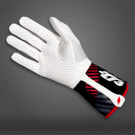 RS273 Black/White/Red INTERNAL Seam - Glove | DASH RACEGEAR