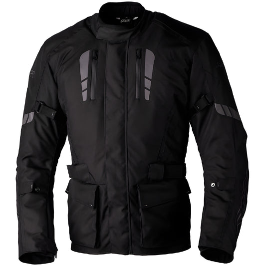 RST Axiom Plus Airbag CE Textile Jacket - Black / Black by RST - clearance motorcycle jacket