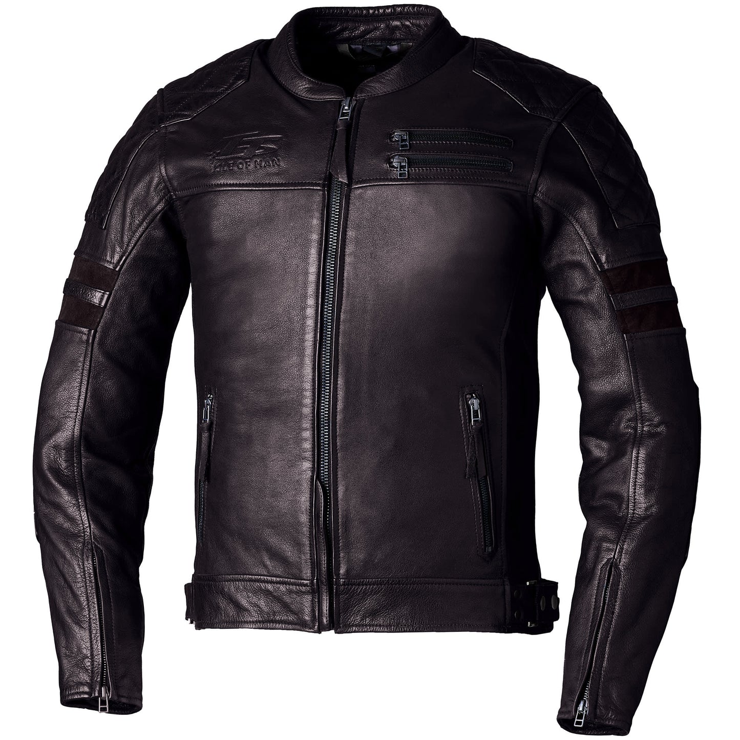 RST IOM TT Hillberry 2 CE Leather Jacket - Brown by RST - clearance motorcycle jacket