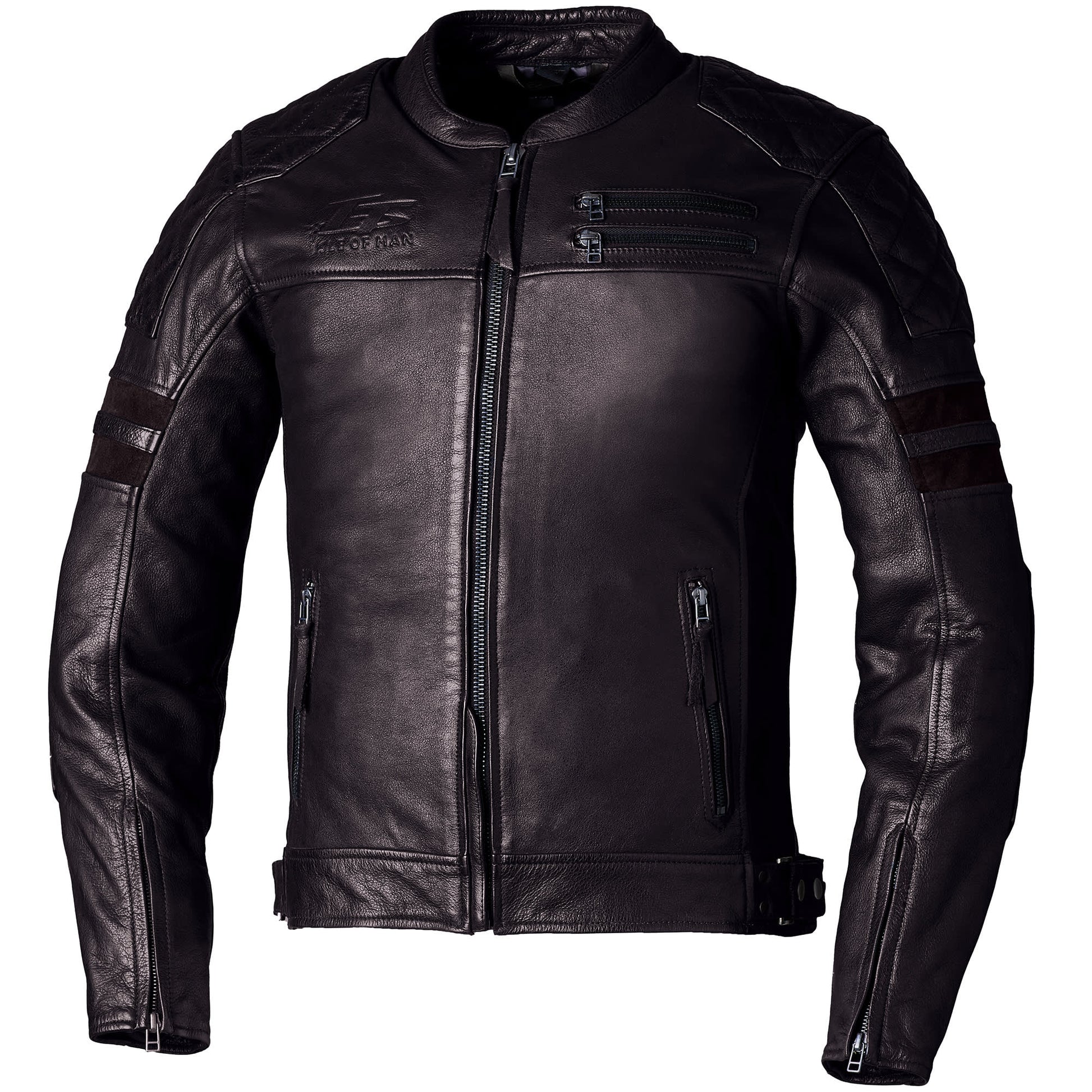 RST IOM TT Hillberry 2 CE Leather Jacket - Brown by RST - clearance motorcycle jacket