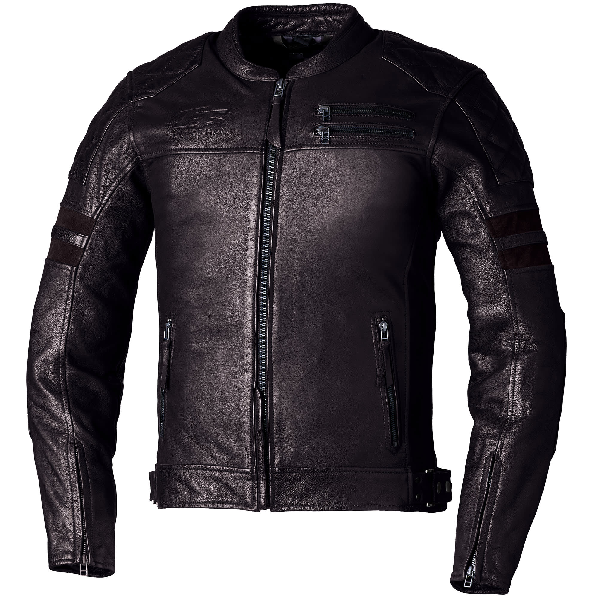 RST IOM TT Hillberry 2 CE Leather Jacket - Brown by RST - clearance motorcycle jacket