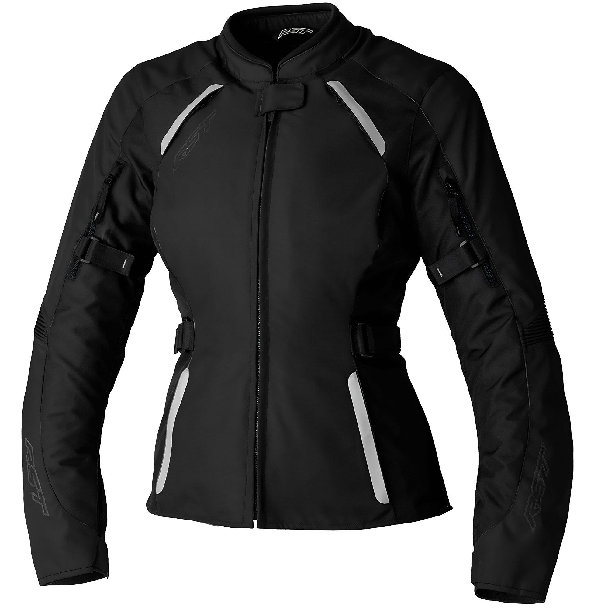 RST Ladies Ava CE Textile Jacket - Black / Black by RST - clearance motorcycle jacket