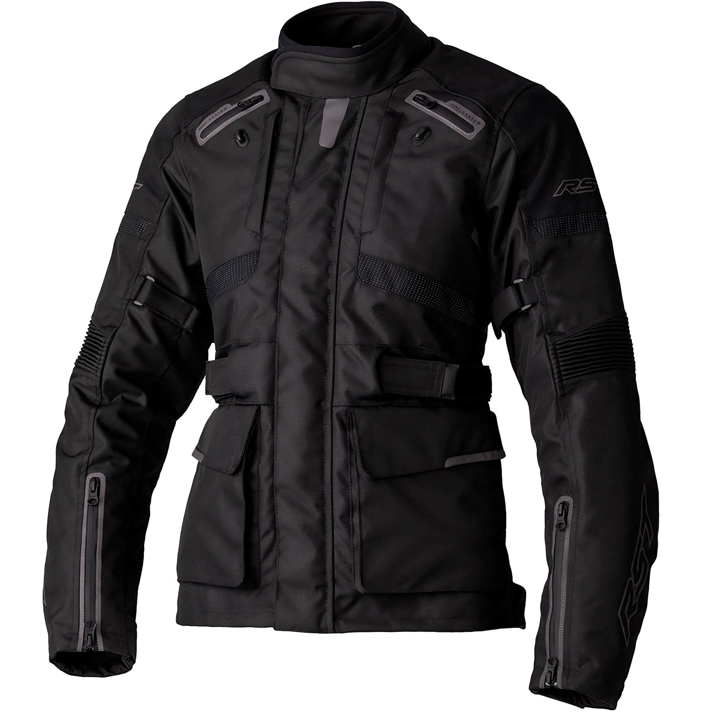 RST Ladies Endurance CE Textile Jacket - Black / Black by RST - clearance motorcycle jacket