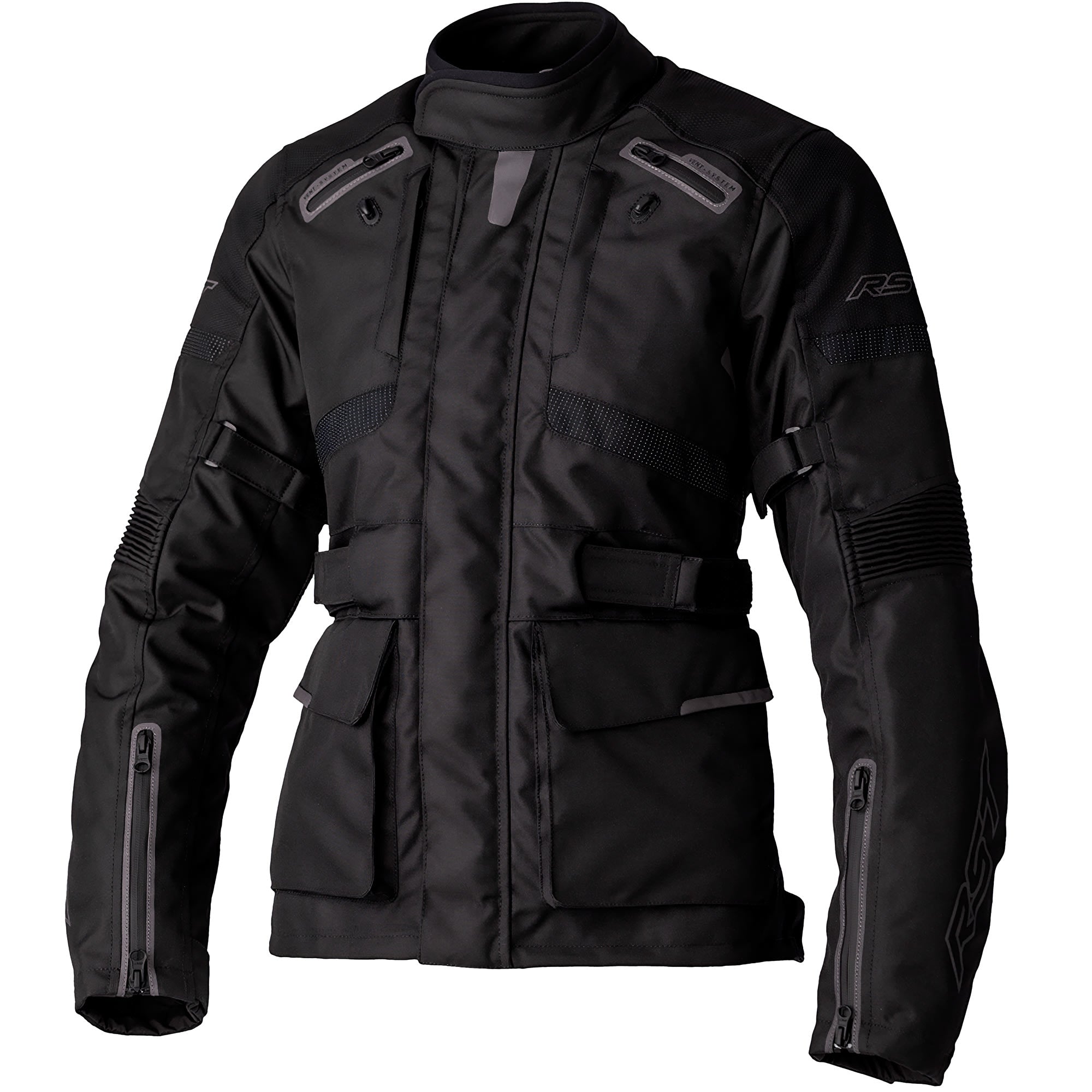 RST Ladies Endurance CE Textile Jacket - Black / Black by RST - clearance motorcycle jacket