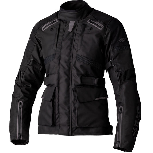 RST Ladies Endurance CE Textile Jacket - Black / Black by RST - clearance motorcycle jacket