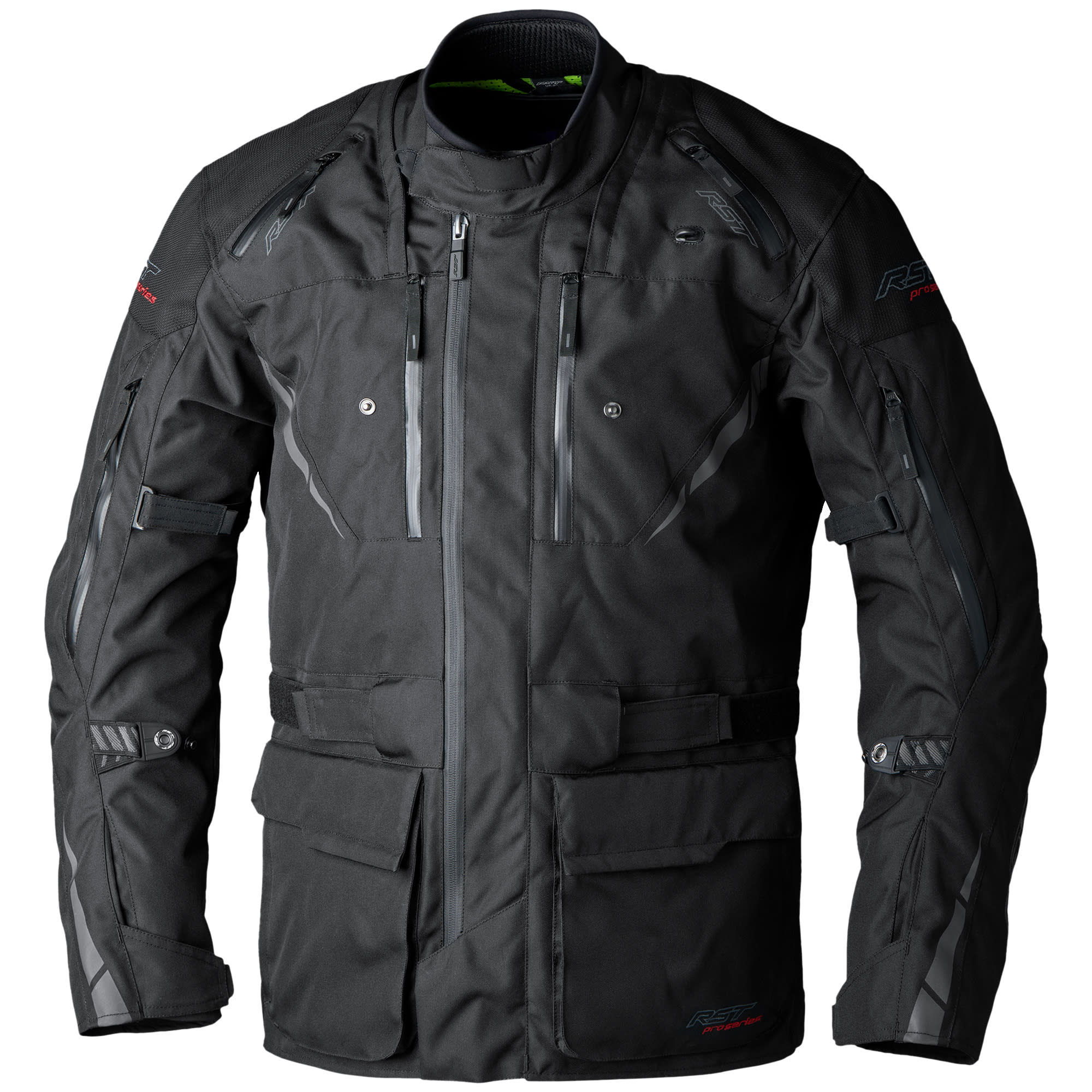 RST Ladies Pro Series Paragon 7 CE Textile Jacket - Black / Black by RST - clearance motorcycle jacket