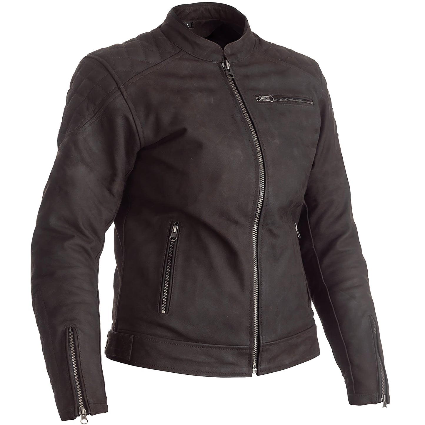 RST Ladies Ripley CE Leather Jacket - Brown by RST - clearance motorcycle jacket