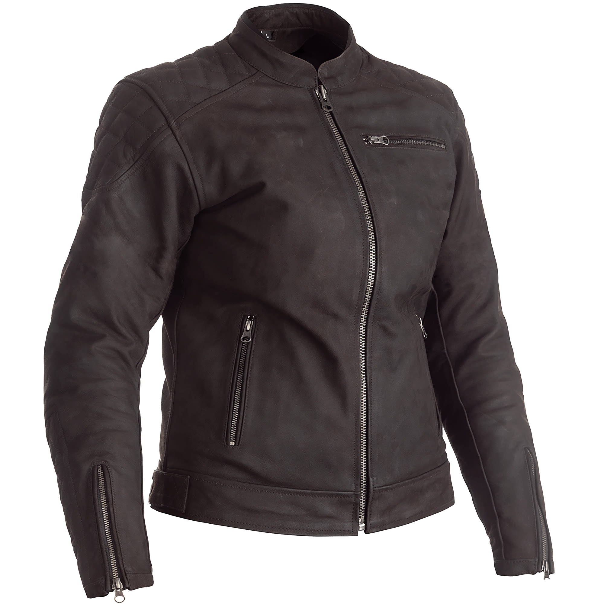 RST Ladies Ripley CE Leather Jacket - Brown by RST - clearance motorcycle jacket