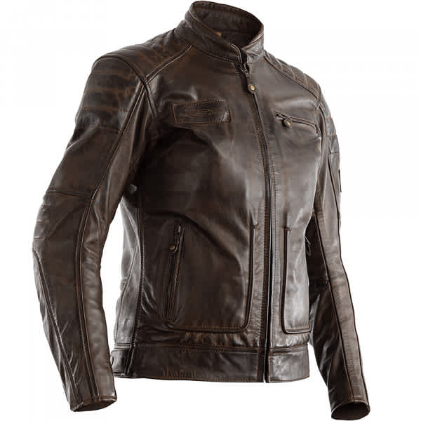 RST Ladies Roadster II CE Leather Jacket - Brown by RST - clearance motorcycle jacket