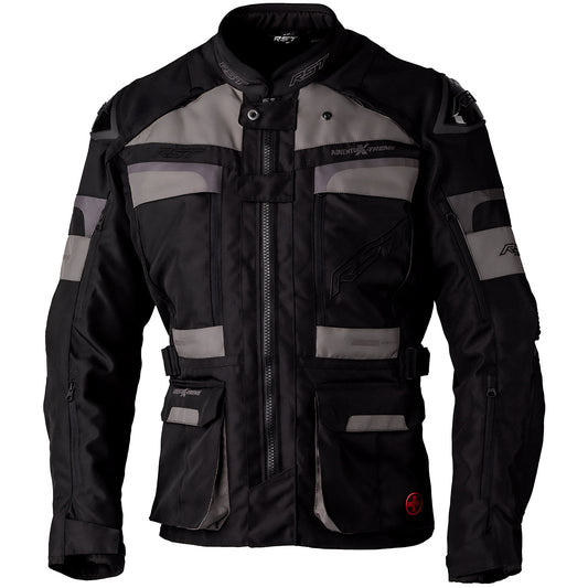 RST Pro Series Adventure X-treme Race Dept CE Textile Jacket - Black / Grey / Black by RST - clearance motorcycle jacket