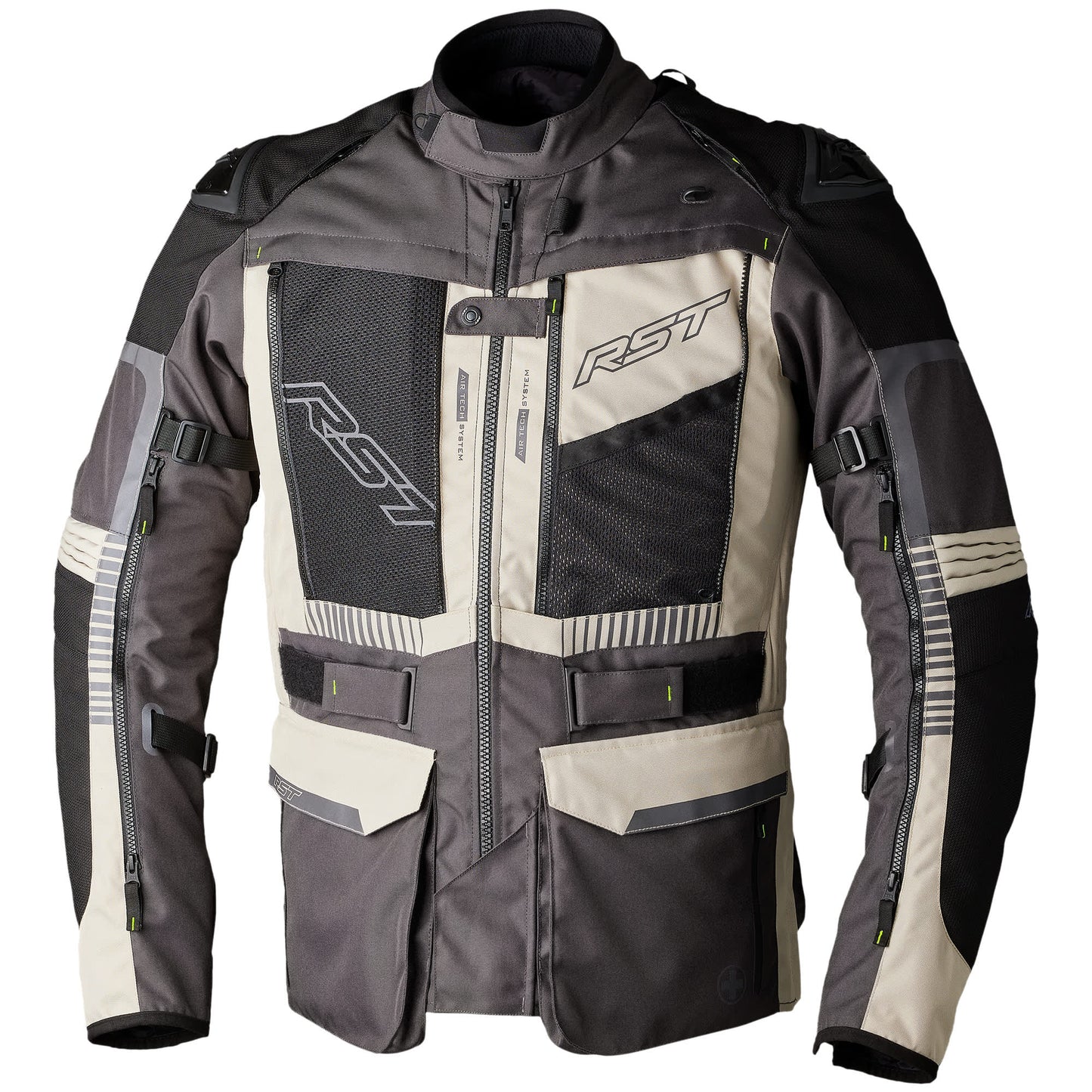 RST Pro Series Ranger CE Textile Jacket - Sand / Graphite by RST - clearance motorcycle jacket