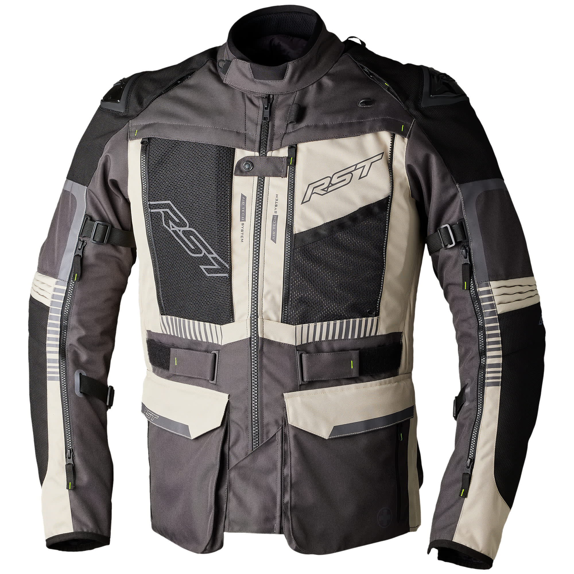 RST Pro Series Ranger CE Textile Jacket - Sand / Graphite by RST - clearance motorcycle jacket