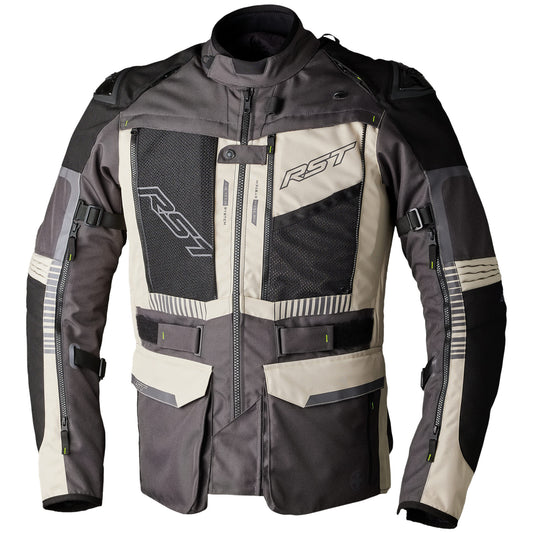 RST Pro Series Ranger CE Textile Jacket - Sand / Graphite by RST - clearance motorcycle jacket