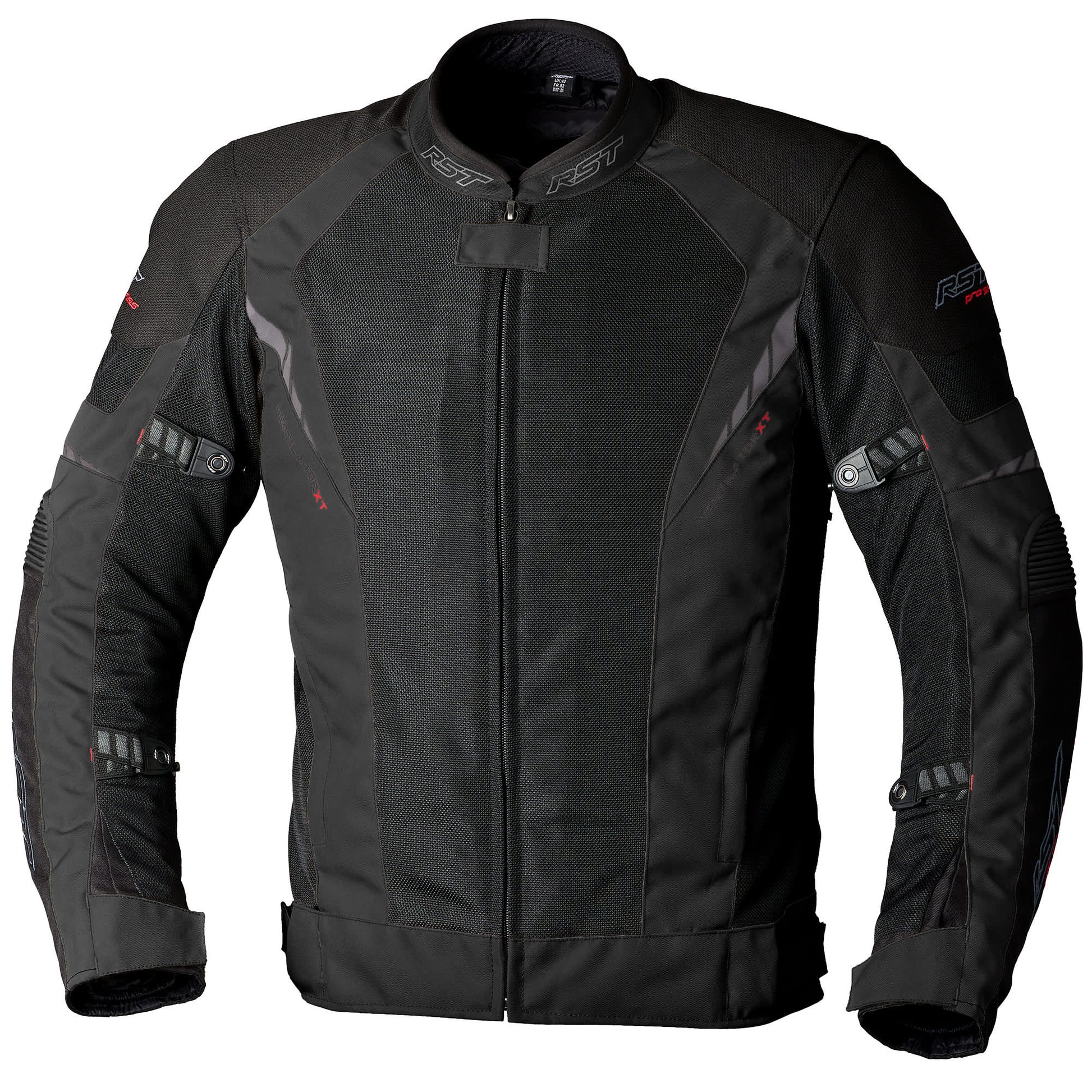 RST Pro Series Ventilator XT CE Textile Jacket - Black by RST - clearance motorcycle jacket