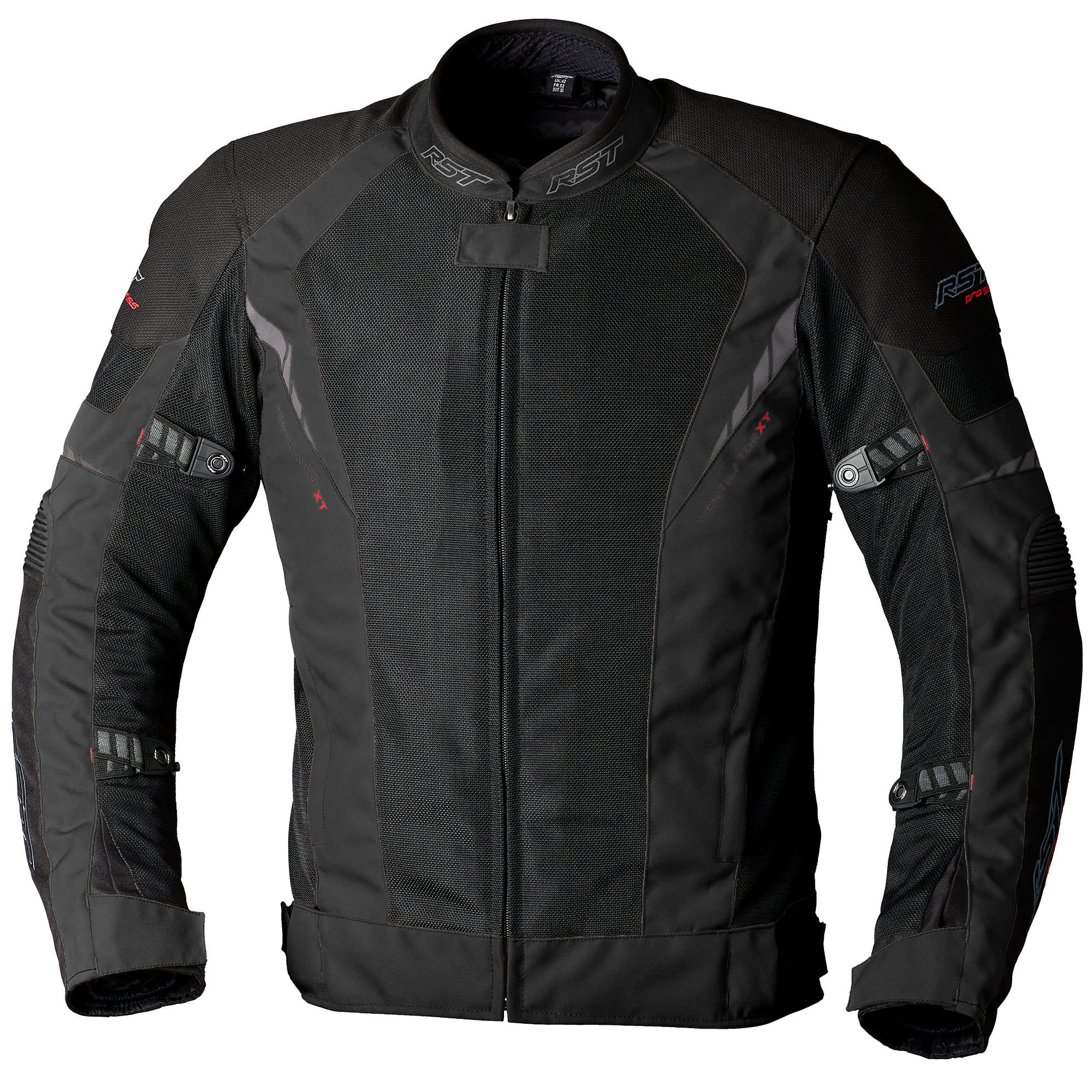 RST Pro Series Ventilator XT CE Textile Jacket - Black by RST - clearance motorcycle jacket