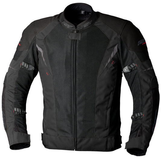 RST Pro Series Ventilator XT CE Textile Jacket - Black by RST - clearance motorcycle jacket
