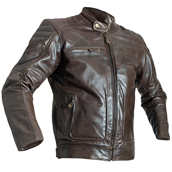 RST Roadster 2 CE Leather Jacket - Tobacco Brown by RST - clearance motorcycle jacket