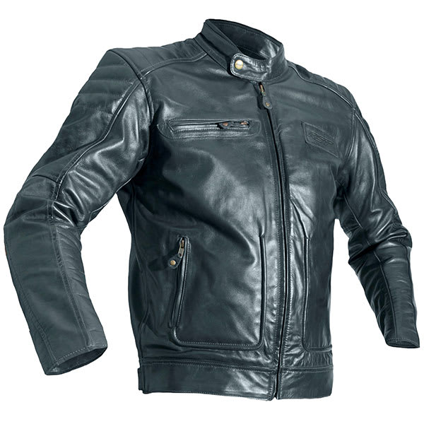 RST Roadster 2 CE Leather Jacket - Vintage Black by RST - clearance motorcycle jacket