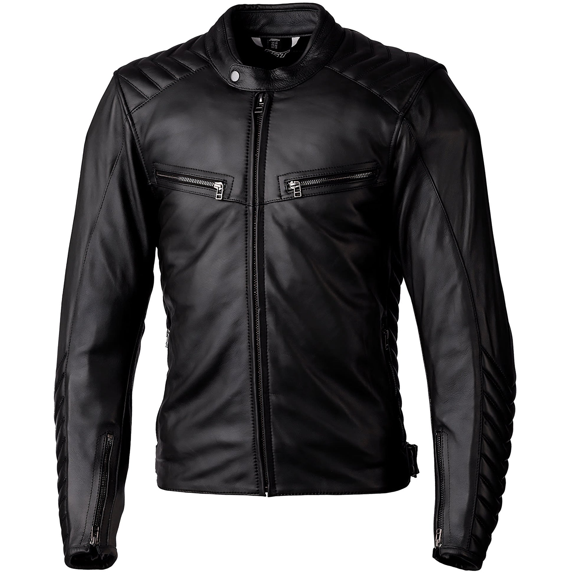 RST Roadster 3 CE Leather Jacket - Black by RST - clearance motorcycle jacket