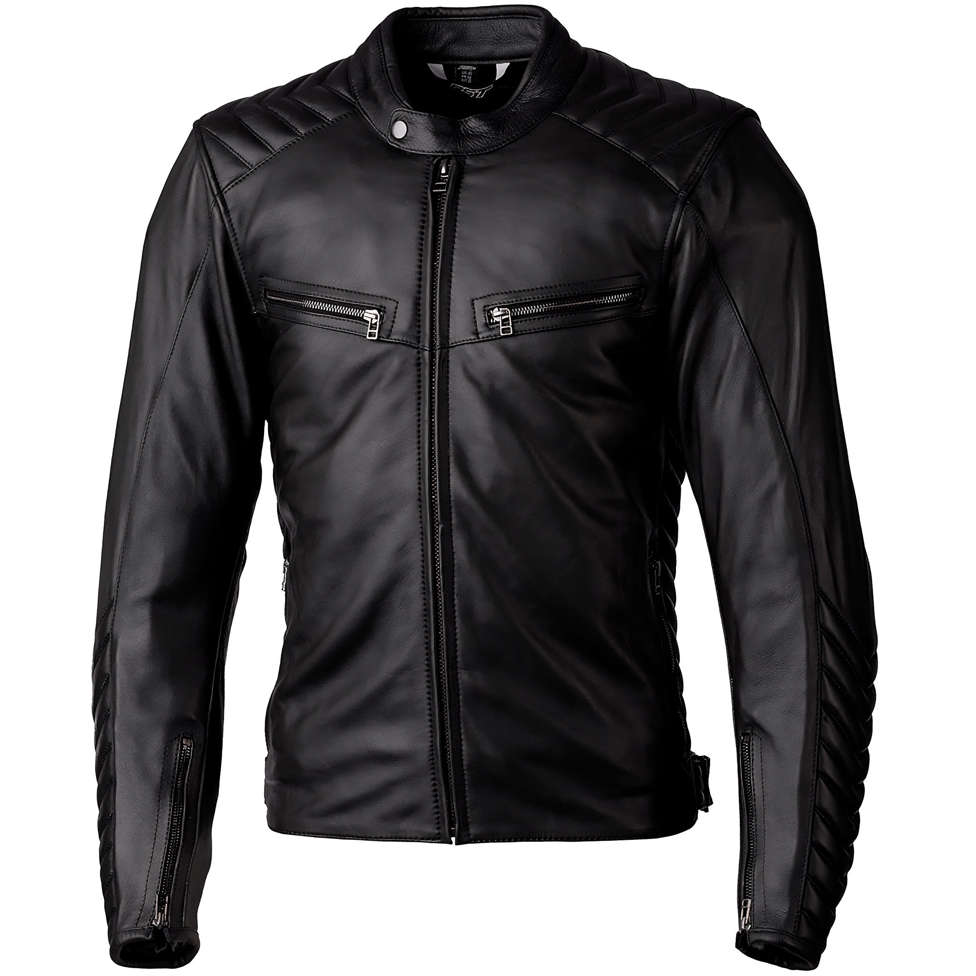 RST Roadster 3 CE Leather Jacket - Black by RST - clearance motorcycle jacket