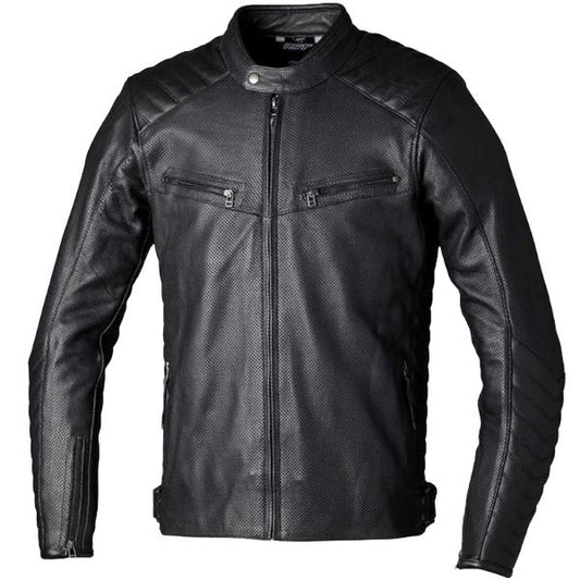RST Roadster Air CE Leather Jacket - Black by RST - clearance motorcycle jacket