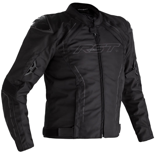 RST S1 CE Textile Jacket - Black / Black / Black by RST - clearance motorcycle jacket