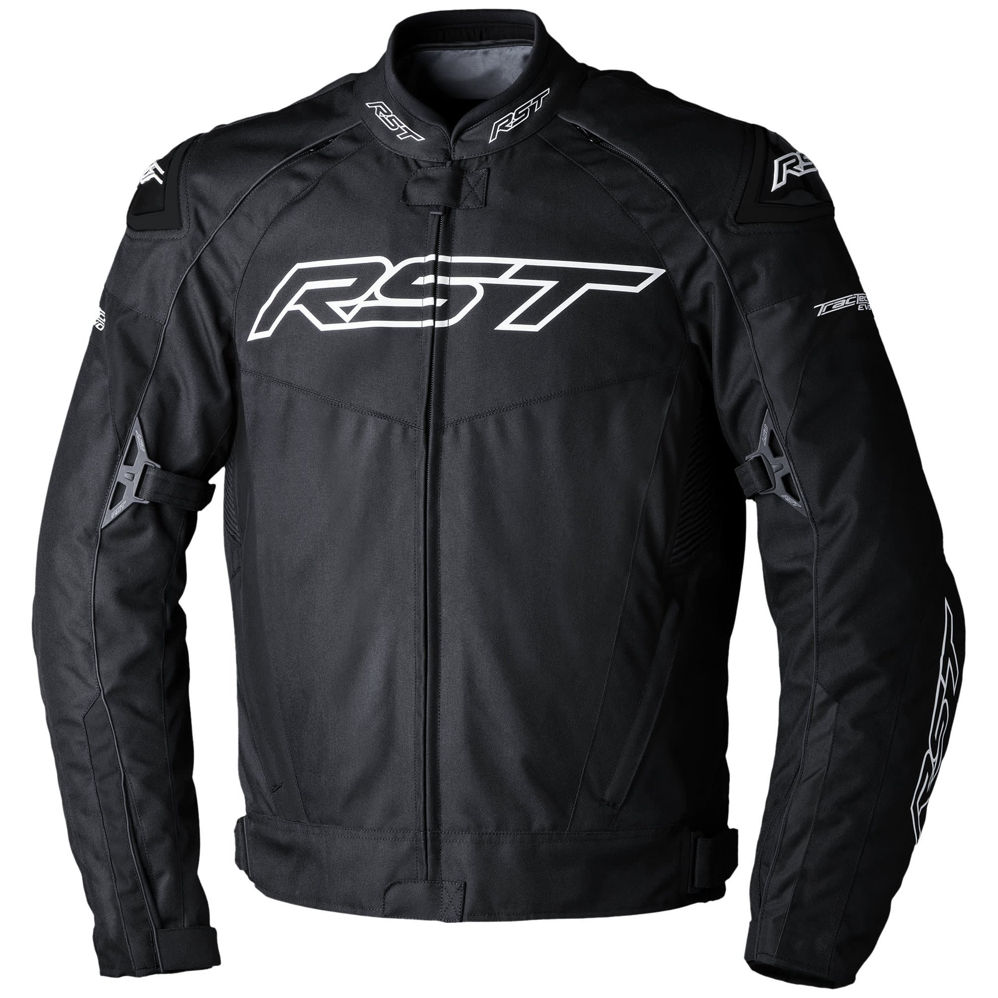 RST Tractech Evo 5 CE Textile Jacket - Black / Black / Black by RST - clearance motorcycle jacket