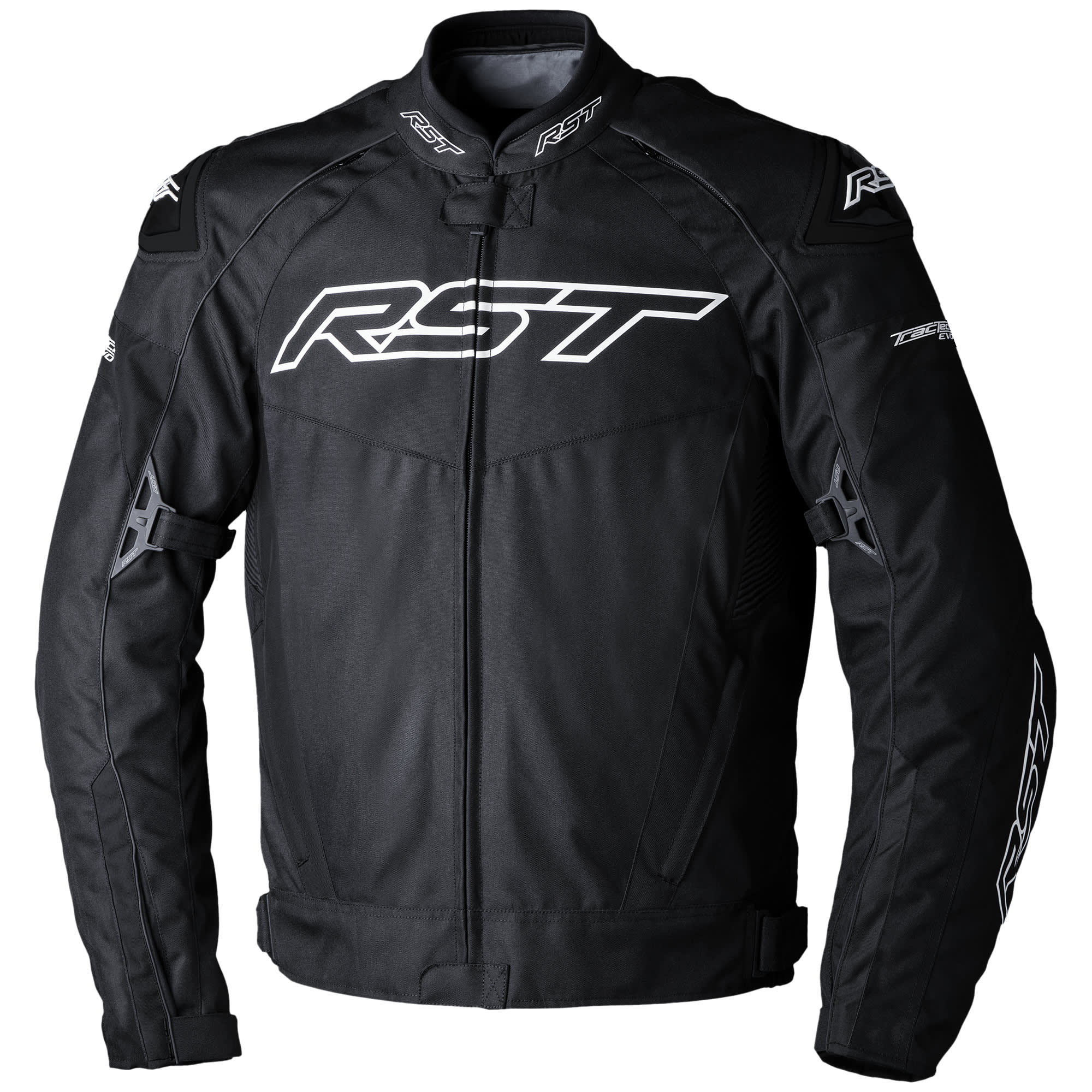 RST Tractech Evo 5 CE Textile Jacket - Black / Black / Black by RST - clearance motorcycle jacket