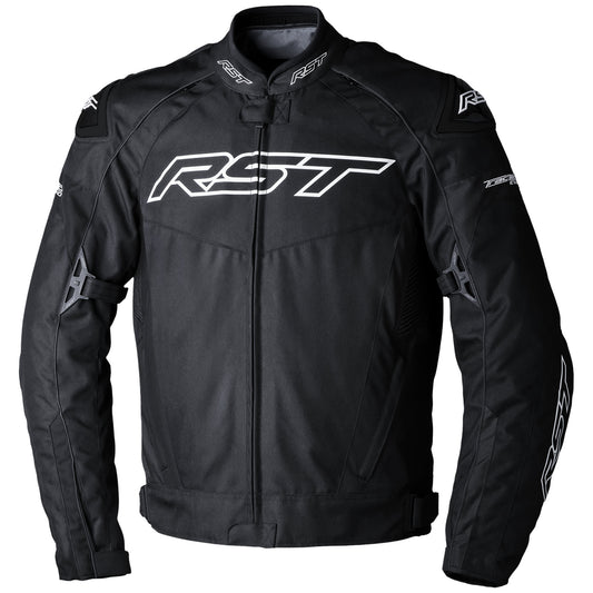 RST Tractech Evo 5 CE Textile Jacket - Black / Black / Black by RST - clearance motorcycle jacket