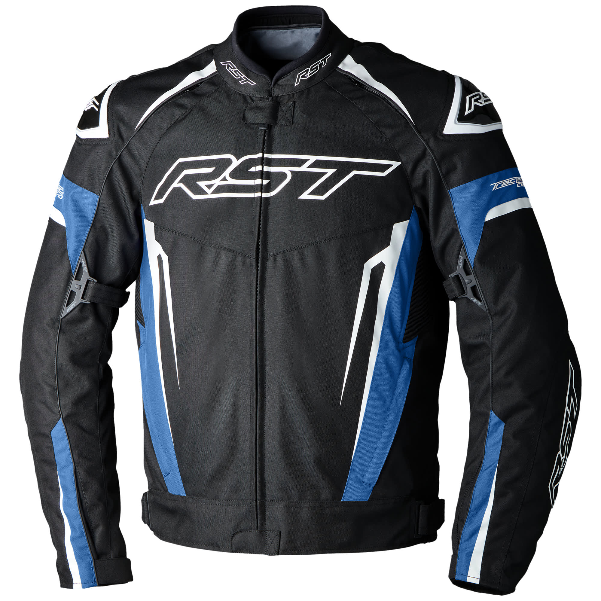 RST Tractech Evo 5 CE Textile Jacket - Blue / Black / White by RST - clearance motorcycle jacket
