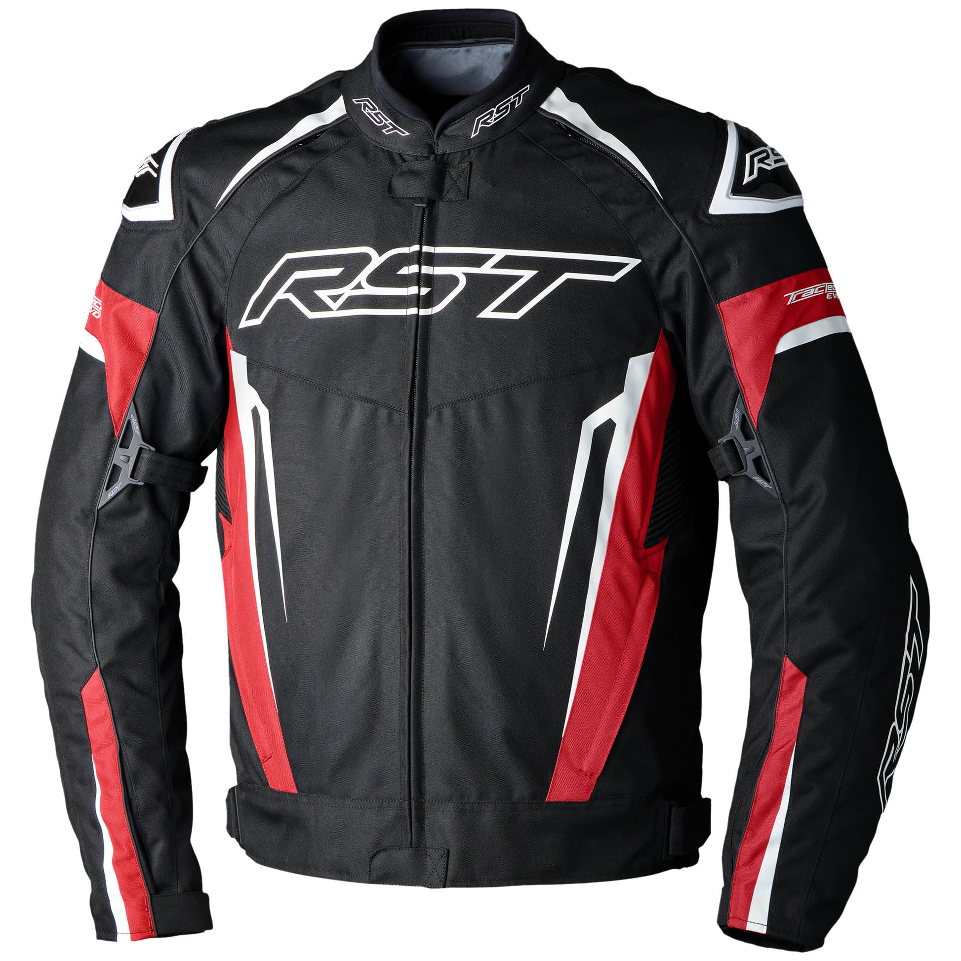 RST Tractech Evo 5 CE Textile Jacket - Red / Black / White by RST - clearance motorcycle jacket