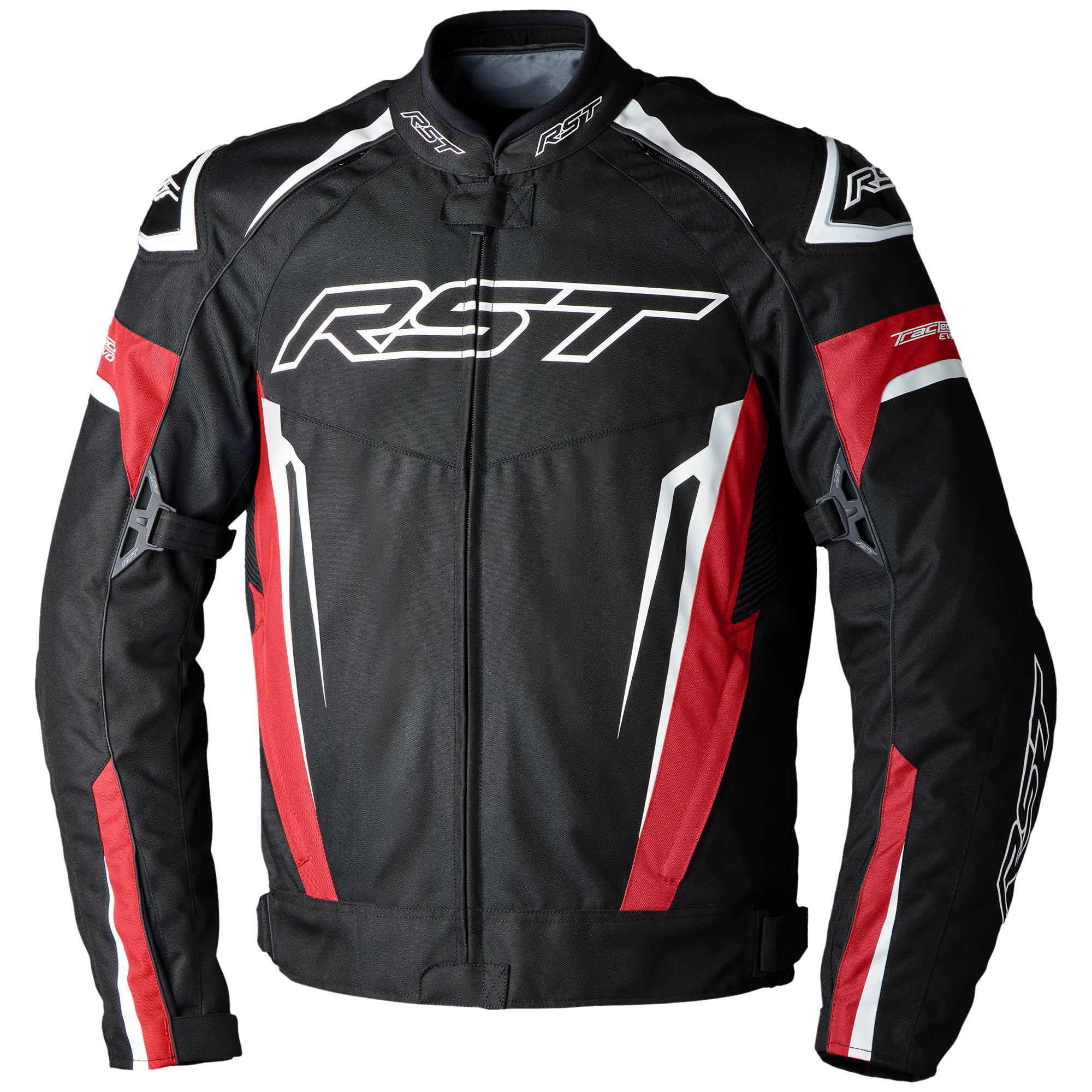 RST Tractech Evo 5 CE Textile Jacket - Red / Black / White by RST - clearance motorcycle jacket
