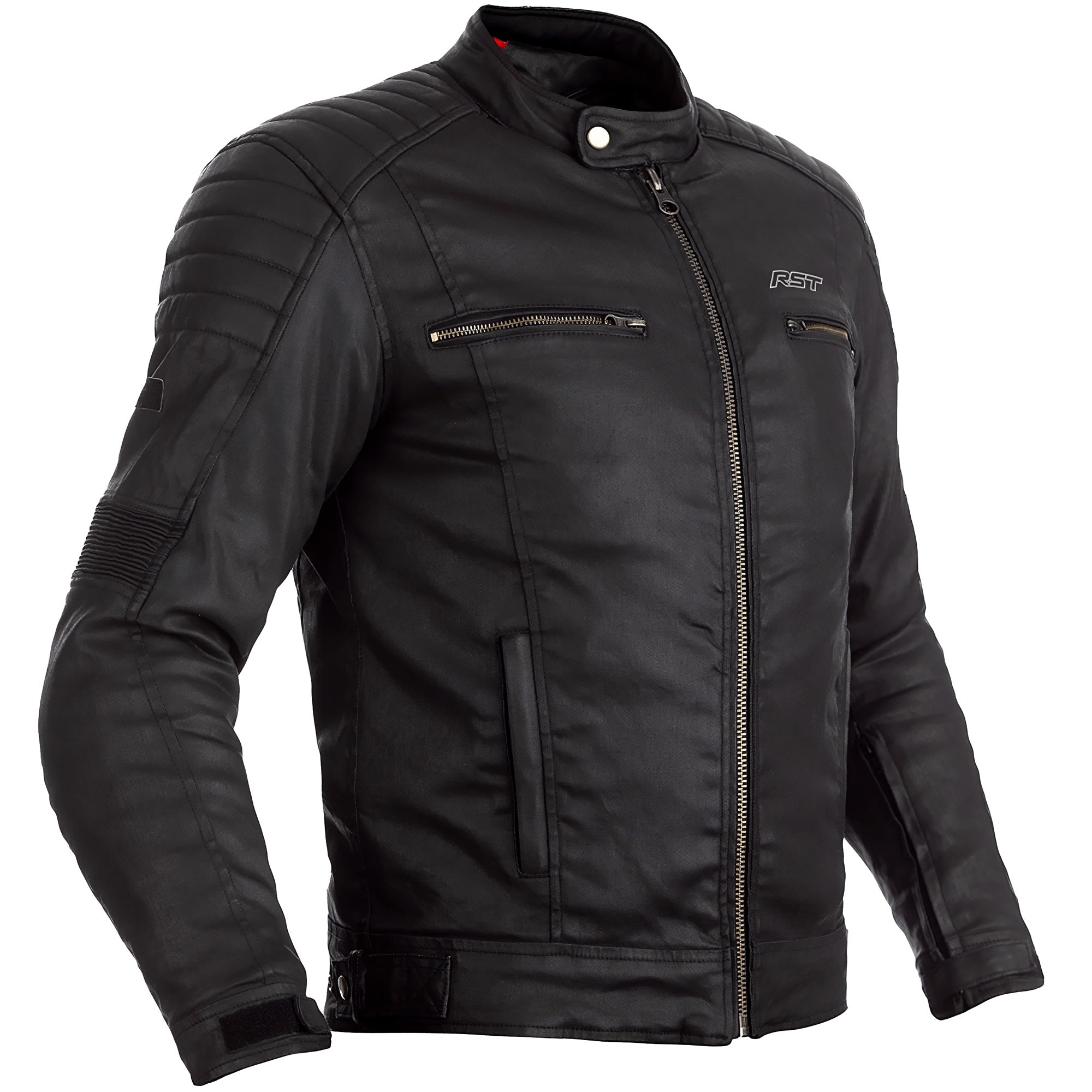 RST X Kevlar® Brixton CE Textile Jacket - Black by RST - clearance motorcycle jacket
