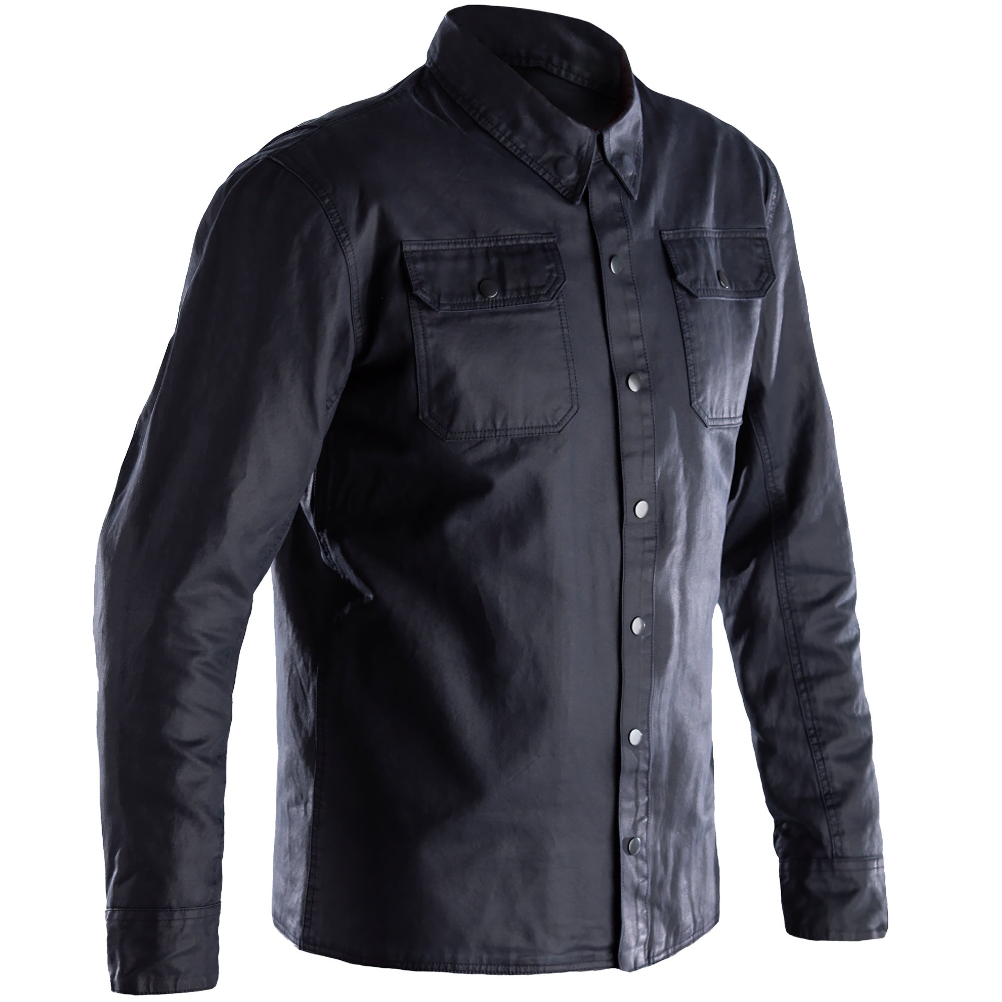 RST X Kevlar® District Wax CE Textile Shirt - Graphite by RST - clearance motorcycle jacket