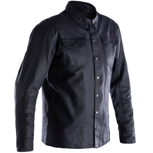 RST X Kevlar® District Wax CE Textile Shirt - Graphite by RST - clearance motorcycle jacket
