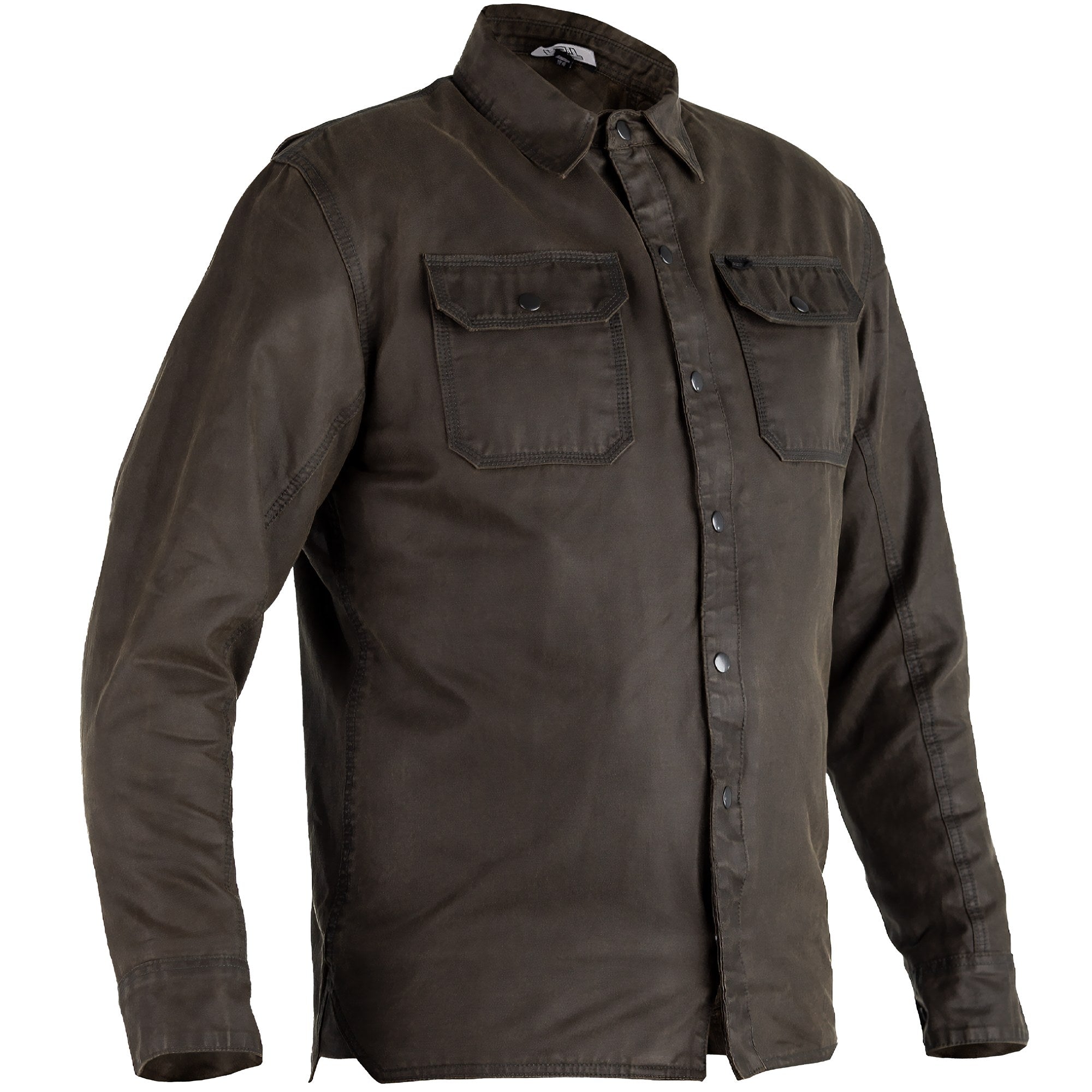 RST X Kevlar® District Wax CE Textile Shirt - Olive by RST - clearance motorcycle jacket