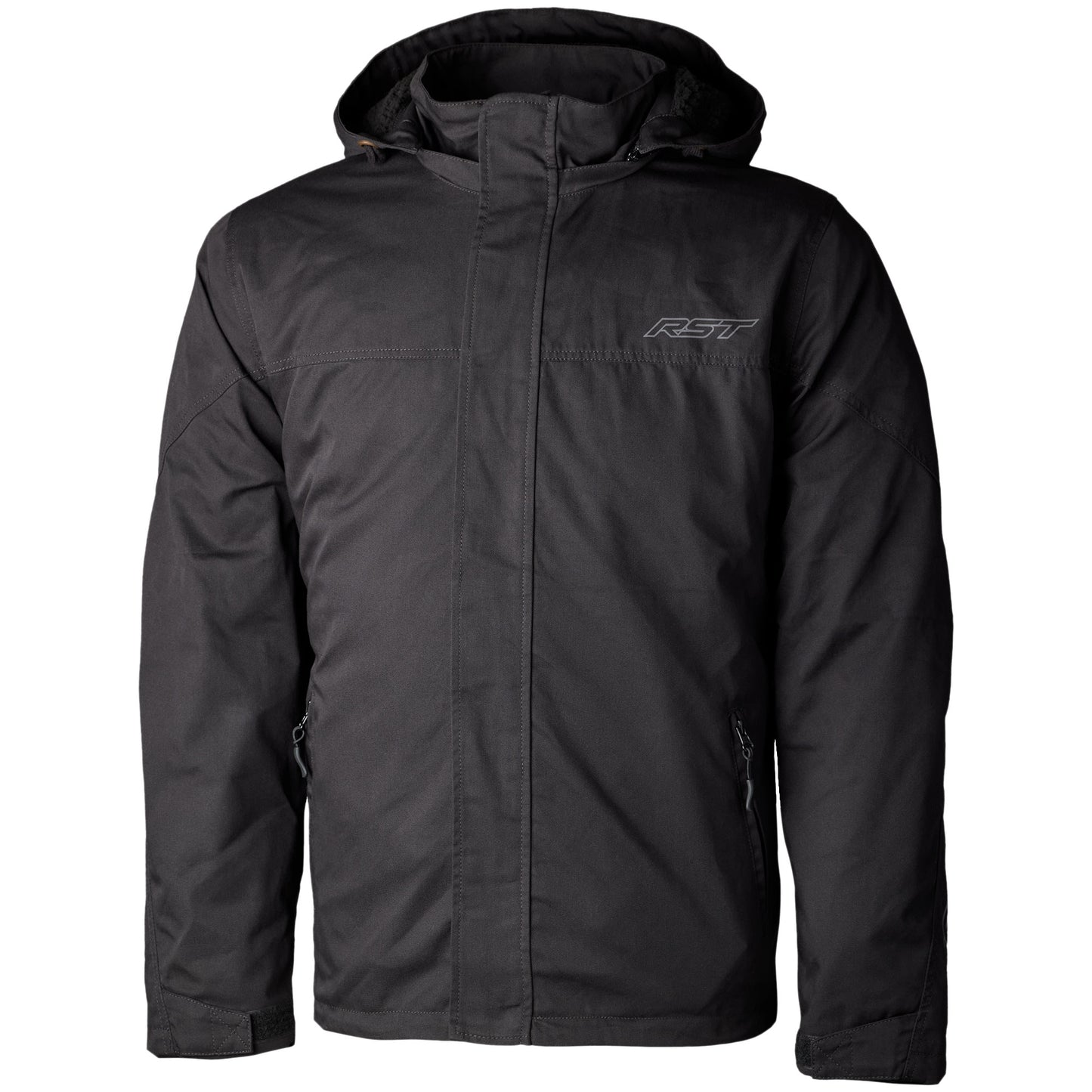 RST x Kevlar® Loadout Full Zip CE Textile Hood - Black by RST - clearance motorcycle jacket
