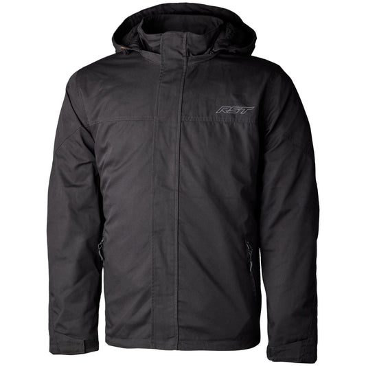 RST x Kevlar® Loadout Full Zip CE Textile Hood - Black by RST - clearance motorcycle jacket