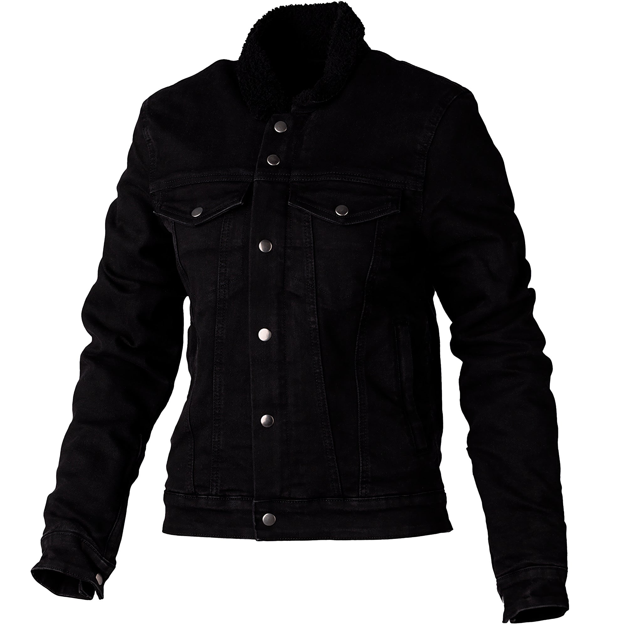 RST X Ladies Sherpa Denim CE Textile Jacket - Black by RST - clearance motorcycle jacket