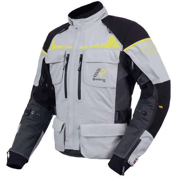 Rukka Explore-R Textile Jacket - Grey / Yellow by Rukka - clearance motorcycle jacket