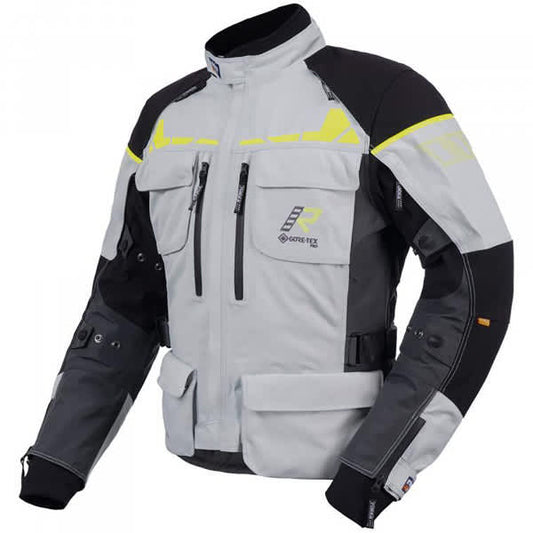 Rukka Explore-R Textile Jacket - Grey / Yellow by Rukka - clearance motorcycle jacket