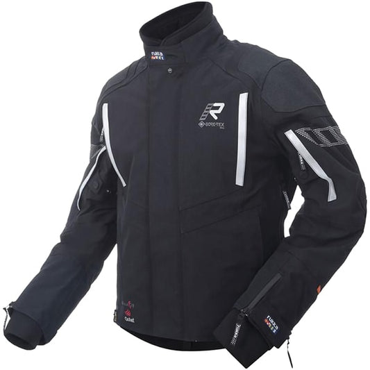 Rukka Kingsley Gore-Tex Textile Jacket - Black / Silver by Rukka - clearance motorcycle jacket