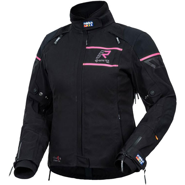 Rukka Ladies Nivala Gore-Tex Textile Jacket - Black / Pink by Rukka - clearance motorcycle jacket