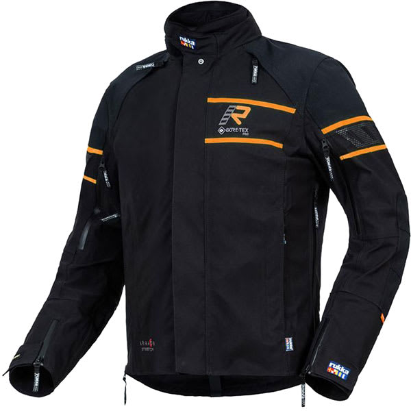 Rukka Nivala 2.0 Gore-Tex Textile Jacket - Black / Orange by Rukka - clearance motorcycle jacket