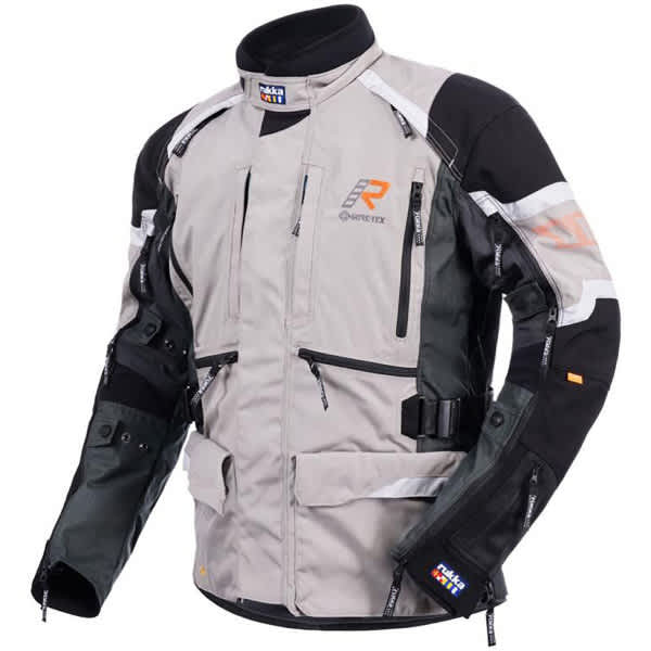 Rukka Trek-R Textile Jacket - Grey / Orange by Rukka - clearance motorcycle jacket