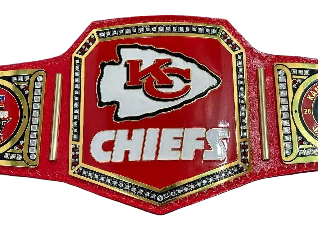 Kansas City Chiefs Super bowl Football NFL Championship Belt - 1 | Dash Racegear