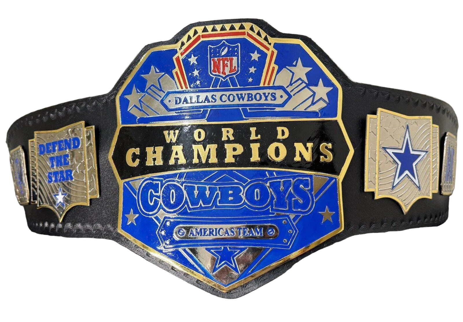 Dallas Cowboys Championship Belt 2mm brass adult size belt - 1 | Dash Racegear