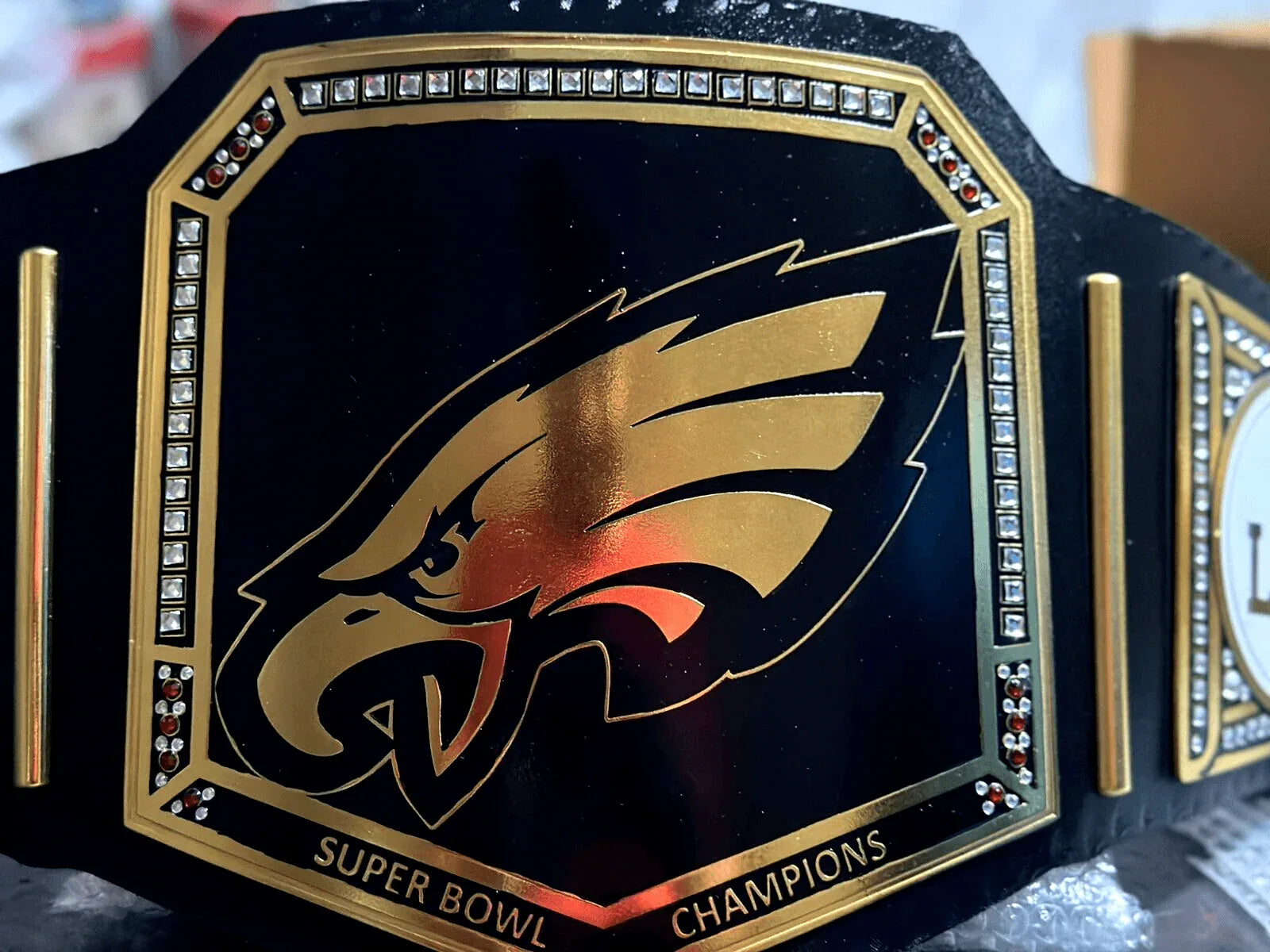 Philadelphia Eagles NFL Super Bowl Championship Belt - 3 | Dash Racegear